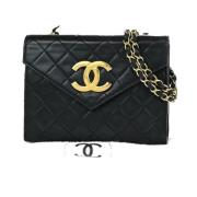 Chanel Vintage Pre-owned Laeder chanel-vskor Black, Dam