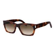 Saint Laurent Stiliga solglasögon SL 402 Brown, Unisex