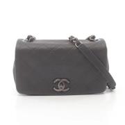 Chanel Vintage Pre-owned Laeder chanel-vskor Gray, Dam