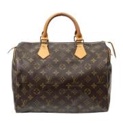 Louis Vuitton Vintage Pre-owned Canvas handvskor Brown, Dam