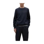 Ecoalf Stilig Zip-Through Sweatshirt Blue, Herr