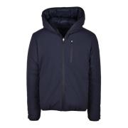 Save The Duck Puffer Jacket 100% Polyester Blue, Herr