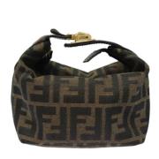 Fendi Vintage Pre-owned Canvas fendi-vskor Brown, Dam