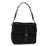 Prada Vintage Pre-owned Nylon prada-vskor Black, Dam