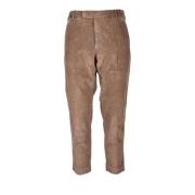 PT Torino Bomullsblandning Slim Fit Byxor Brown, Herr