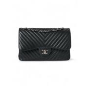 Chanel Vintage Pre-owned Laeder chanel-vskor Black, Dam