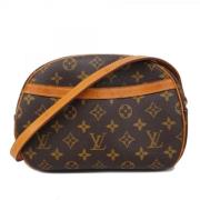 Louis Vuitton Vintage Pre-owned Tyg axelremsvskor Brown, Dam