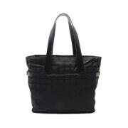 Chanel Vintage Pre-owned Canvas chanel-vskor Black, Dam