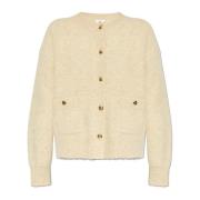 Anine Bing Bobbie Cardigan Beige, Dam