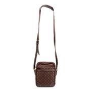 Louis Vuitton Vintage Pre-owned Tyg louis-vuitton-vskor Brown, Dam