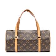 Louis Vuitton Vintage Pre-owned Canvas handvskor Brown, Dam