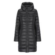 Canada Goose Svart Quiltad Dunjacka med Huva Black, Dam