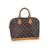 Louis Vuitton Vintage Pre-owned Canvas handvskor Brown, Dam