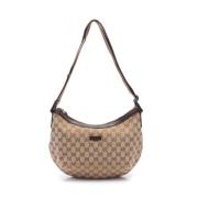 Gucci Vintage Pre-owned Canvas gucci-vskor Beige, Dam