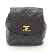 Chanel Vintage Pre-owned Laeder chanel-vskor Black, Dam