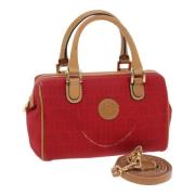 Fendi Vintage Pre-owned Canvas fendi-vskor Red, Dam