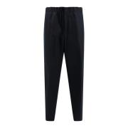 Jil Sander Svarta Bomullsbyxor Klassisk Design Black, Herr