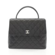 Chanel Vintage Pre-owned Tyg chanel-vskor Black, Dam