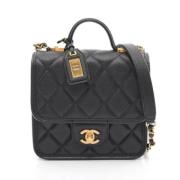 Chanel Vintage Pre-owned Laeder chanel-vskor Black, Dam