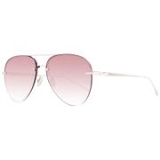 Scotch & Soda Roséguld Aviator Solglasögon Gradient Linser Yellow, Dam