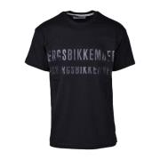 Bikkembergs Stilfull Bomull T-shirt Kollektion Black, Herr