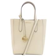 Michael Kors Pre-owned Pre-owned Canvas axelremsvskor White, Dam