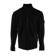 Stone Island Zip-through-väst Black, Herr