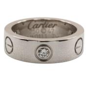 Cartier Vintage Pre-owned Vitt guld ringar Gray, Dam