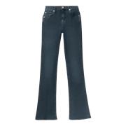 7 For All Mankind Bootcut Denim Jeans Blue, Herr