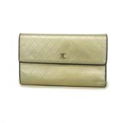 Chanel Vintage Pre-owned Laeder plnbcker Gray, Dam