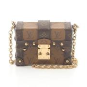 Louis Vuitton Vintage Pre-owned Canvas crossbodyvskor Brown, Dam