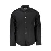 Calvin Klein Elegant Slim Fit Skjorta med Långa ärmar Black, Herr