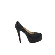 Christian Louboutin Pre-owned Pre-owned Tyg klackskor Black, Dam