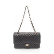 Chanel Vintage Pre-owned Tyg chanel-vskor Black, Dam