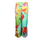 Semicouture Trousers Multicolor, Dam