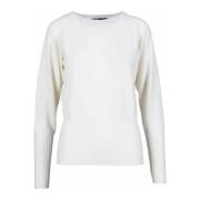 Seventy Ull Cashmere Stickad Tröja White, Dam