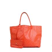 Goyard Vintage Pre-owned Laeder handvskor Orange, Dam