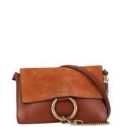 Chloé Pre-owned Pre-owned Mocka axelremsvskor Brown, Dam