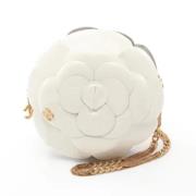 Chanel Vintage Pre-owned Tyg chanel-vskor White, Dam