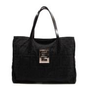 Fendi Vintage Pre-owned Canvas fendi-vskor Black, Dam