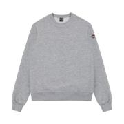 Colmar Quiltad Crew Neck Sweatshirt Gray, Herr