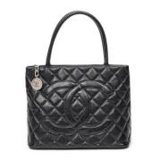 Chanel Vintage Pre-owned Laeder chanel-vskor Black, Dam