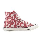 Converse Höga Top Sneakers i Svart Red, Dam