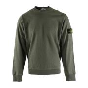 Stone Island Grön Bomull Herrtröja Green, Herr