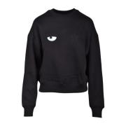 Chiara Ferragni Collection Svart Sweatshirt för Kvinnor Black, Dam