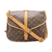 Louis Vuitton Vintage Pre-owned Canvas louis-vuitton-vskor Brown, Dam