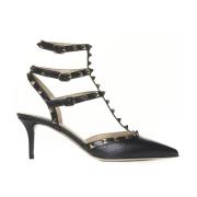 Valentino Garavani Svarta Eleganta Skor Black, Dam