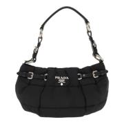 Prada Vintage Pre-owned Nylon prada-vskor Black, Dam