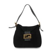 Fendi Vintage Pre-owned Mocka axelremsvskor Black, Dam