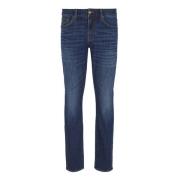 Armani Exchange Skinny Fit Denim Jeans Blue, Herr